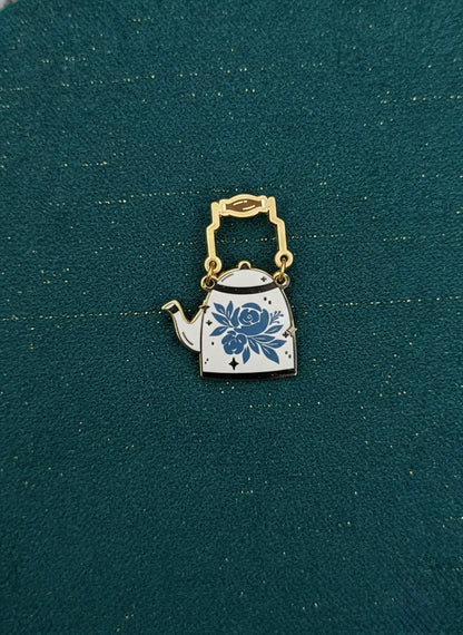Bespoke Teapot Enamel Pin for Aprons