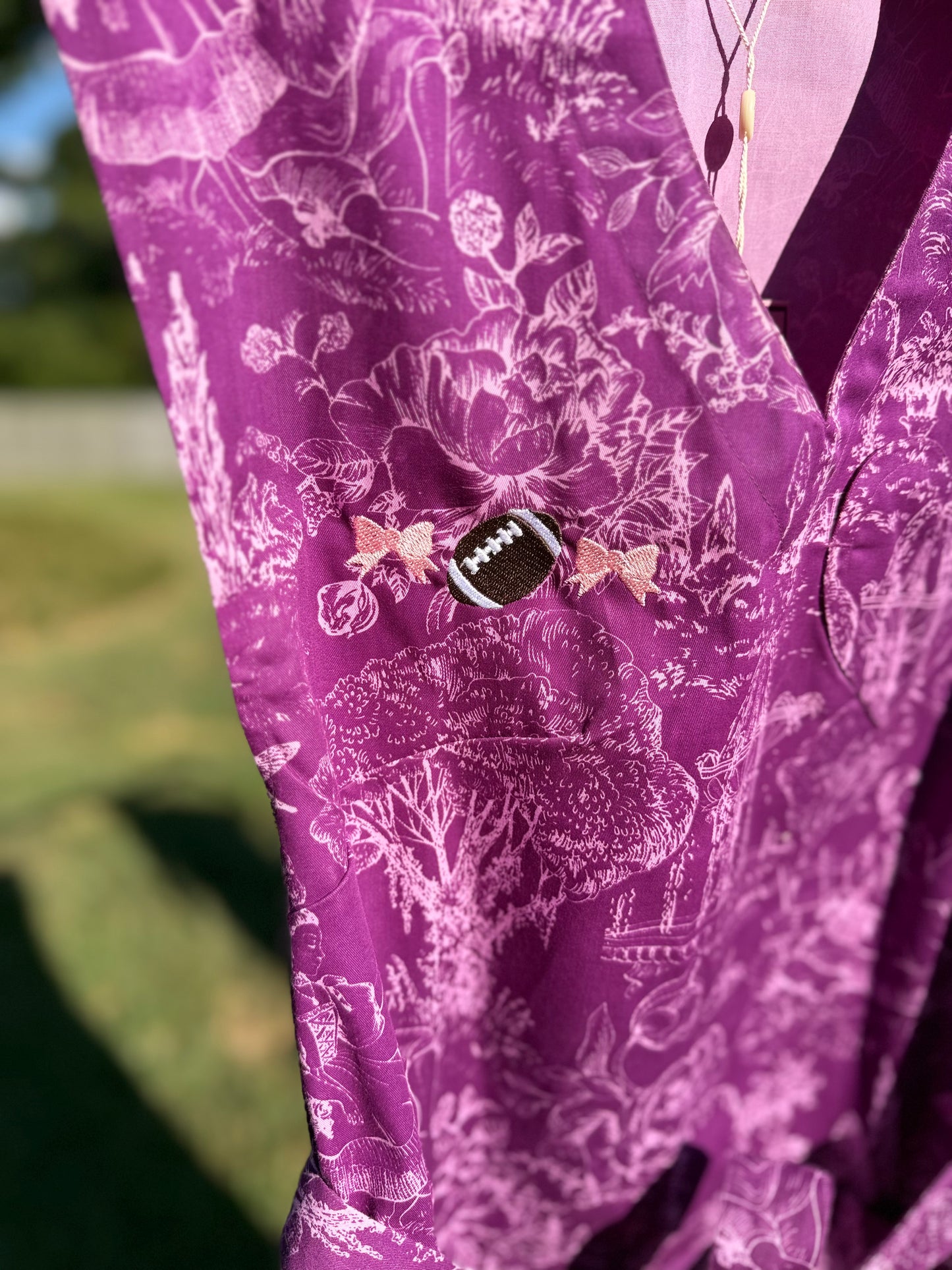 Football + Bows Classic Grace Apron