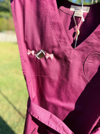 Football + Bows Classic Grace Apron
