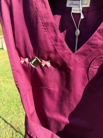 Classic Grace Apron in Plum Caspia