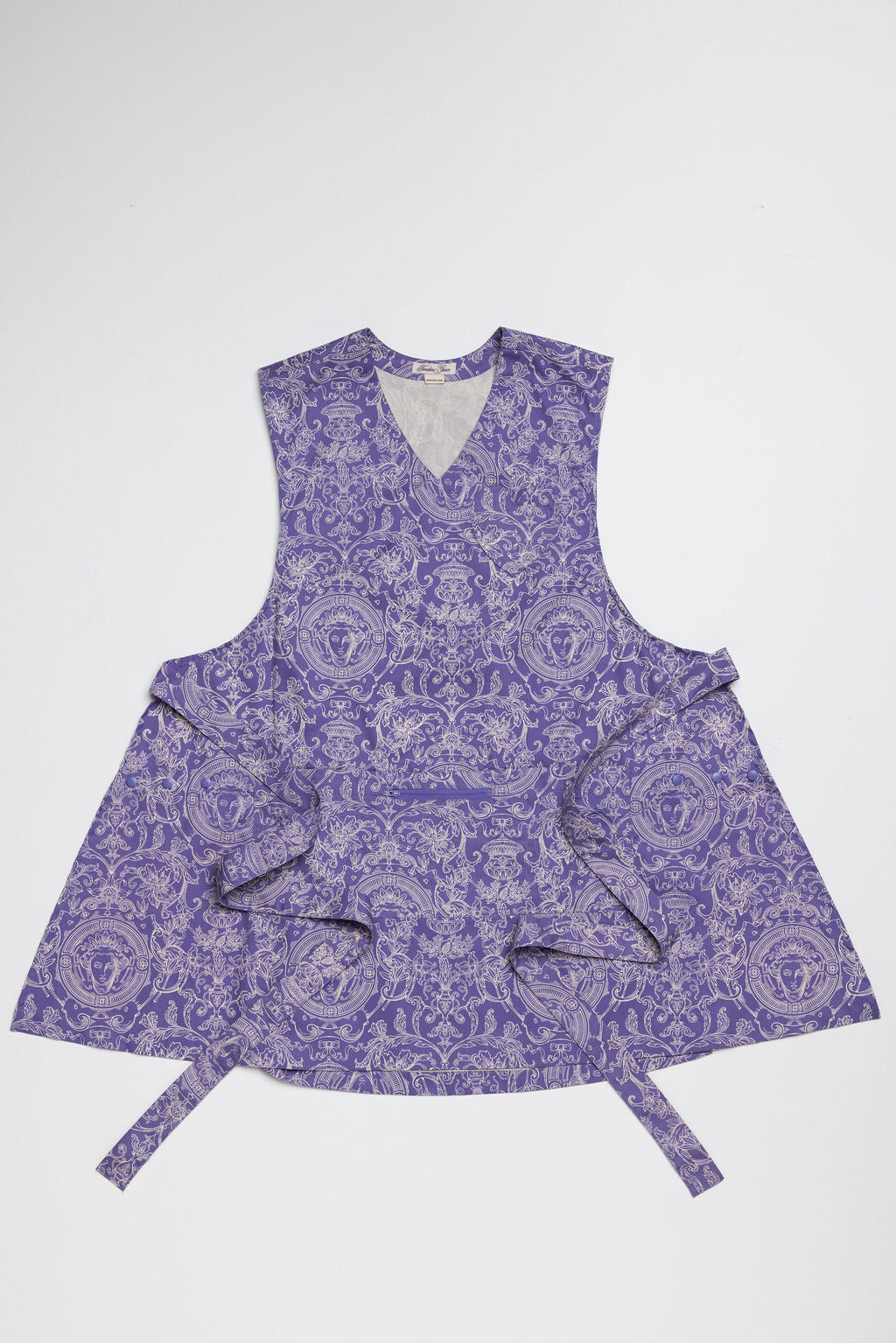 Purple Medusa Print Apron - Classic Grace Full Coverage | Timeless